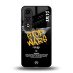 stop wars back phone cover | glass case for oneplus nord ce 4