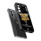 stop wars back phone cover | glass case for oneplus nord ce 4