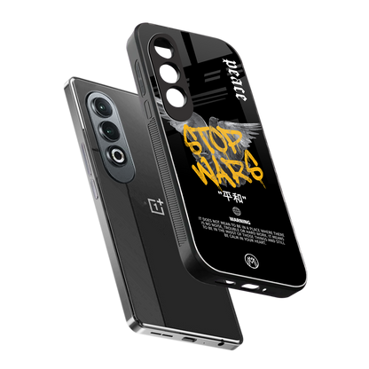 stop wars back phone cover | glass case for oneplus nord ce 4