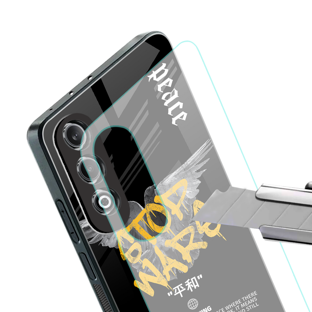 stop wars back phone cover | glass case for oneplus nord ce 4