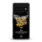 stop wars back phone cover | glass case for google pixel 6 pro