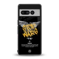 stop wars back phone cover | glass case for google pixel 7 pro