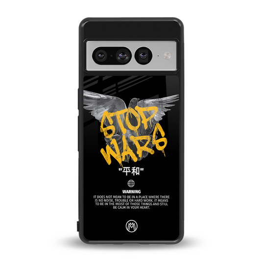 stop wars back phone cover | glass case for google pixel 7 pro