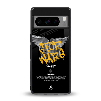 stop wars back phone cover | glass case for google pixel 8 pro