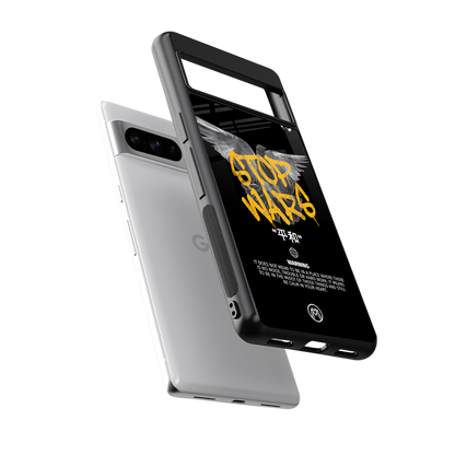 stop wars back phone cover | glass case for google pixel 8 pro