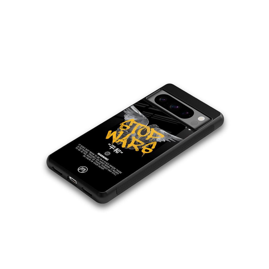 stop wars back phone cover | glass case for google pixel 8 pro
