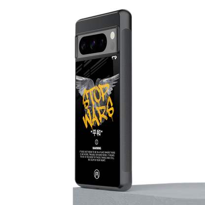 stop wars back phone cover | glass case for google pixel 8 pro