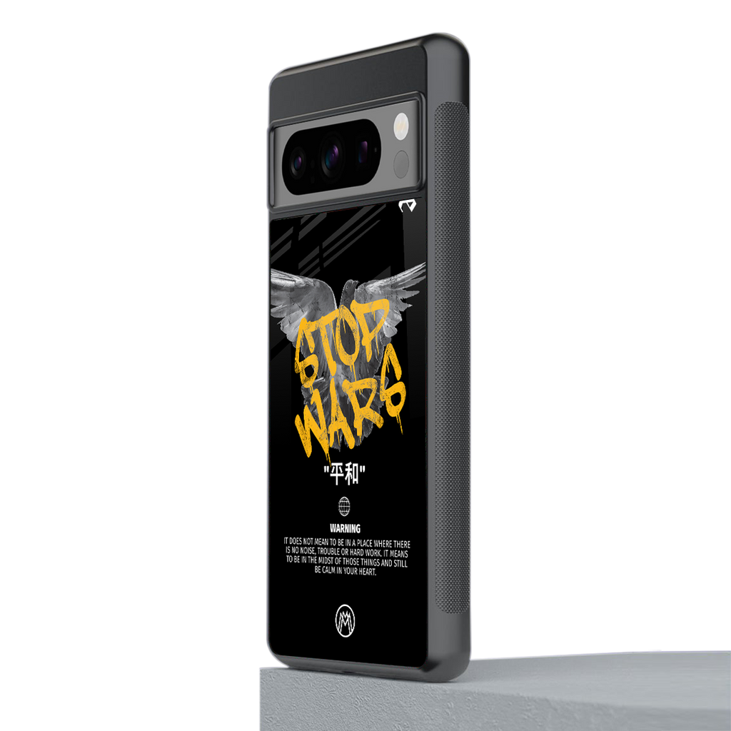 stop wars back phone cover | glass case for google pixel 8 pro