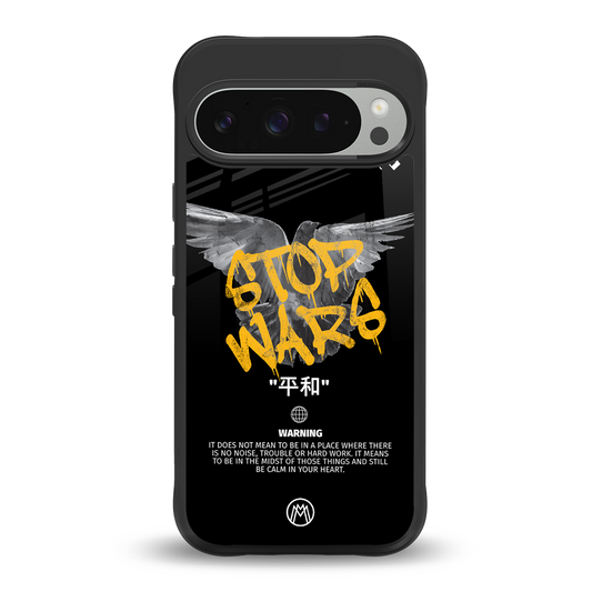 stop wars back phone cover | glass case for google pixel 9 pro xl