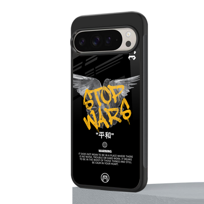 stop wars back phone cover | glass case for google pixel 9 pro xl