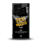 stop wars back phone cover | glass case for samsung galaxy s23 ultra