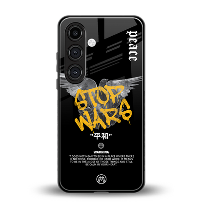 stop wars back phone cover | glass case for samsung galaxy s23