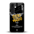 stop wars back phone cover | glass case for samsung galaxy s24 fe
