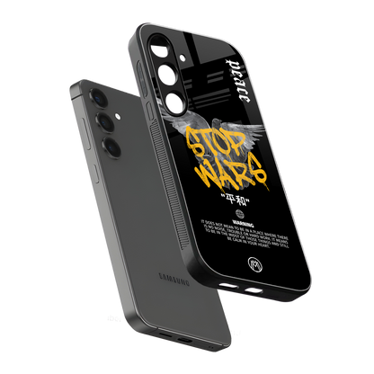 stop wars back phone cover | glass case for samsung galaxy s23