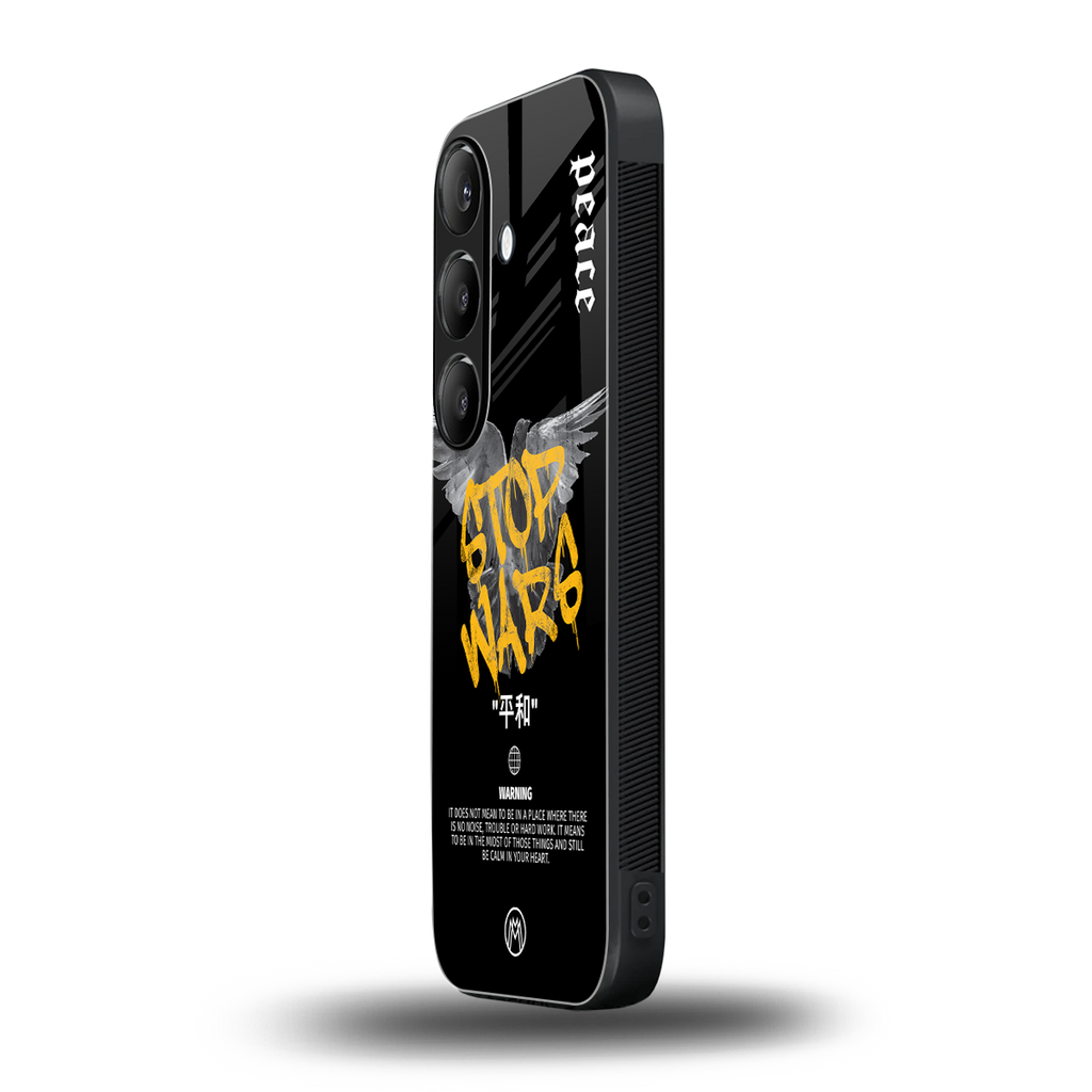 stop wars back phone cover | glass case for samsung galaxy s25