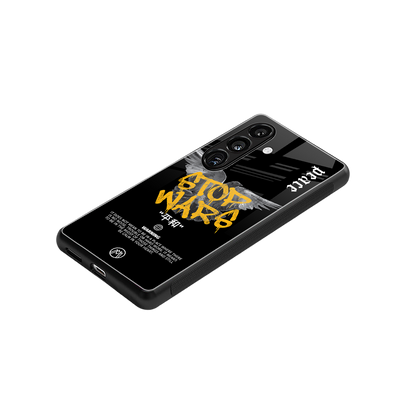 stop wars back phone cover | glass case for samsung galaxy s23
