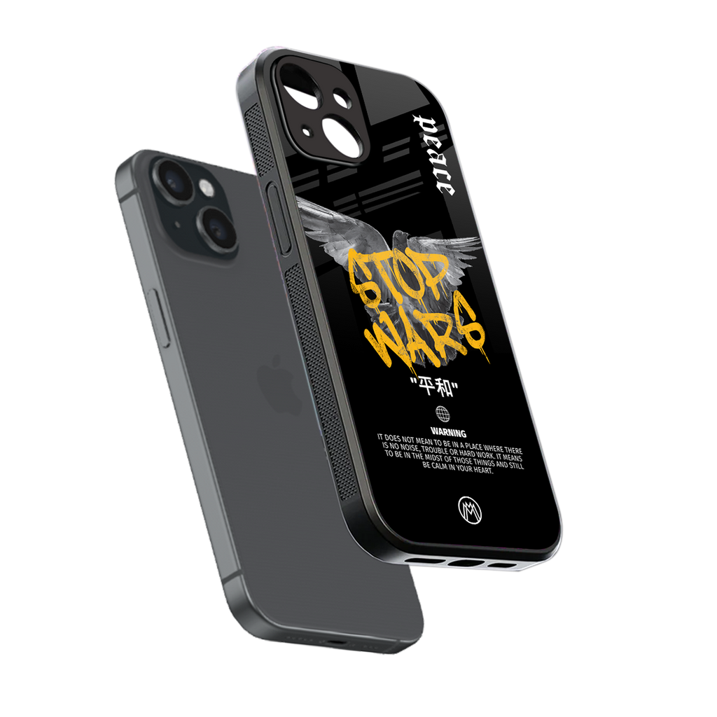 stop wars back phone cover | glass case for iphone 15