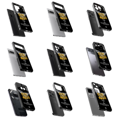 Durable Glass Back Mobile Case for iPhone, Samsung, OnePlus, Google Pixel, Redmi, Vivo, Oppo