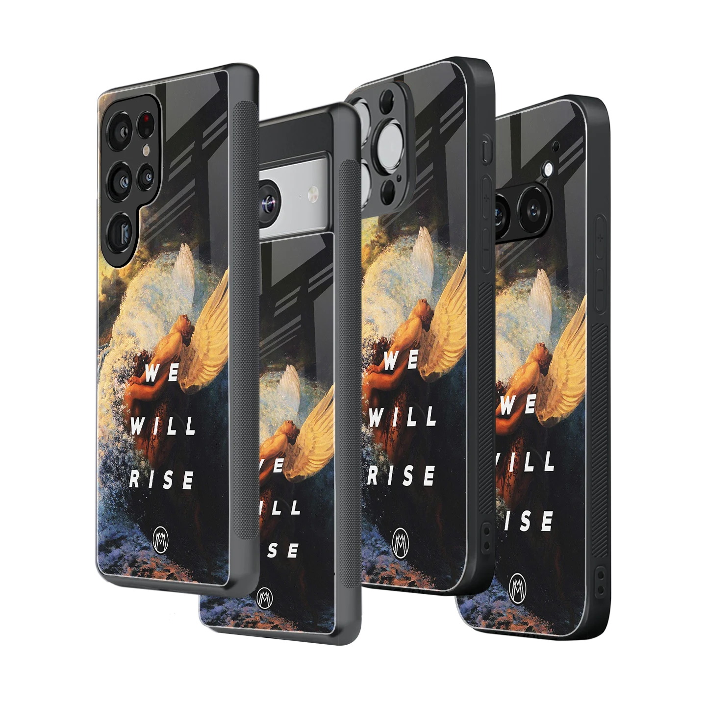 Stylish Glass Back Case for All Smartphones iPhone, Samsung, OnePlus, Pixel, Redmi, Oppo, Vivo, Motorola