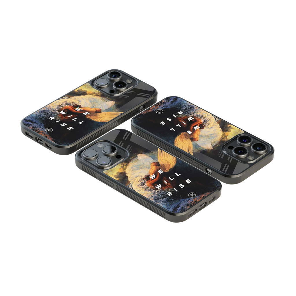 Luxury Glass Back Mobile Cover for iPhone, Samsung Galaxy, OnePlus, Pixel, Redmi & More