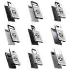 Durable Glass Back Mobile Case for iPhone, Samsung, OnePlus, Google Pixel, Redmi, Vivo, Oppo
