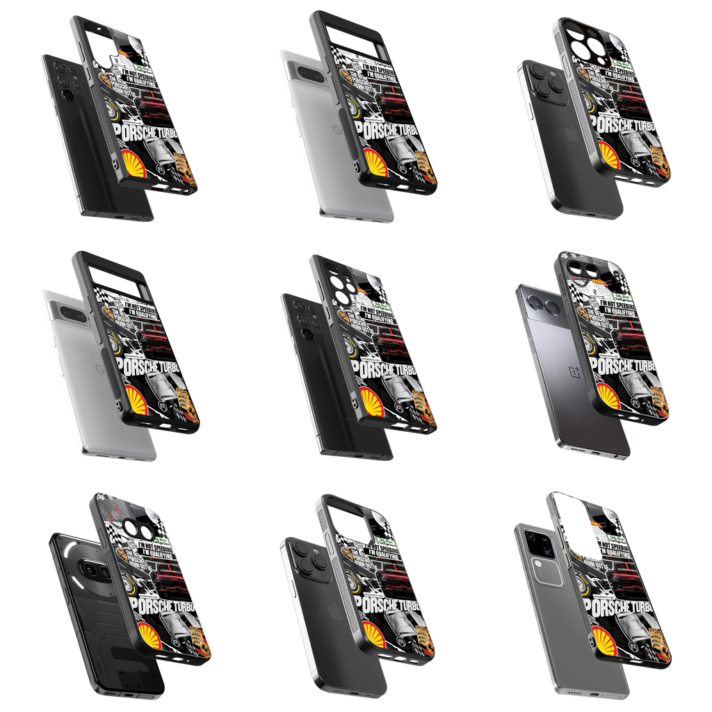 Durable Glass Back Mobile Case for iPhone, Samsung, OnePlus, Google Pixel, Redmi, Vivo, Oppo