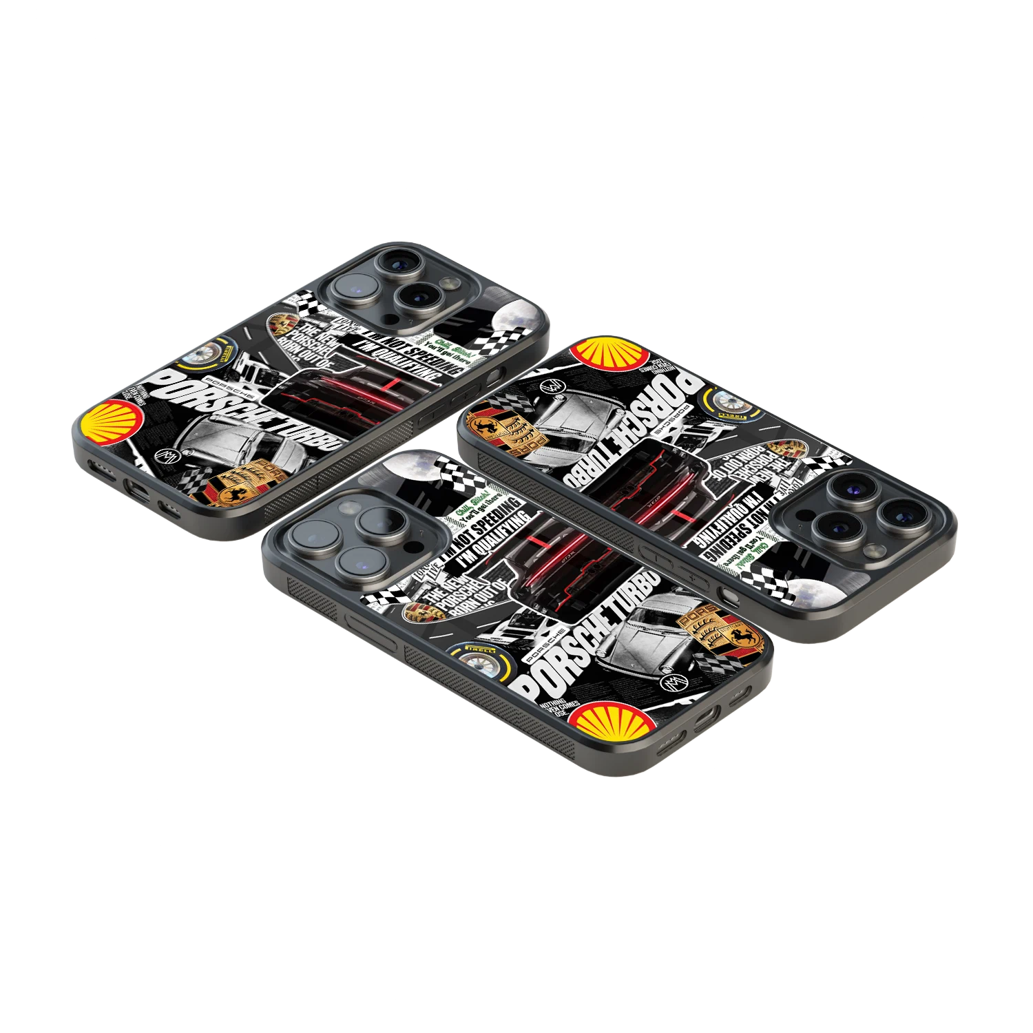 Luxury Glass Back Mobile Cover for iPhone, Samsung Galaxy, OnePlus, Pixel, Redmi & More