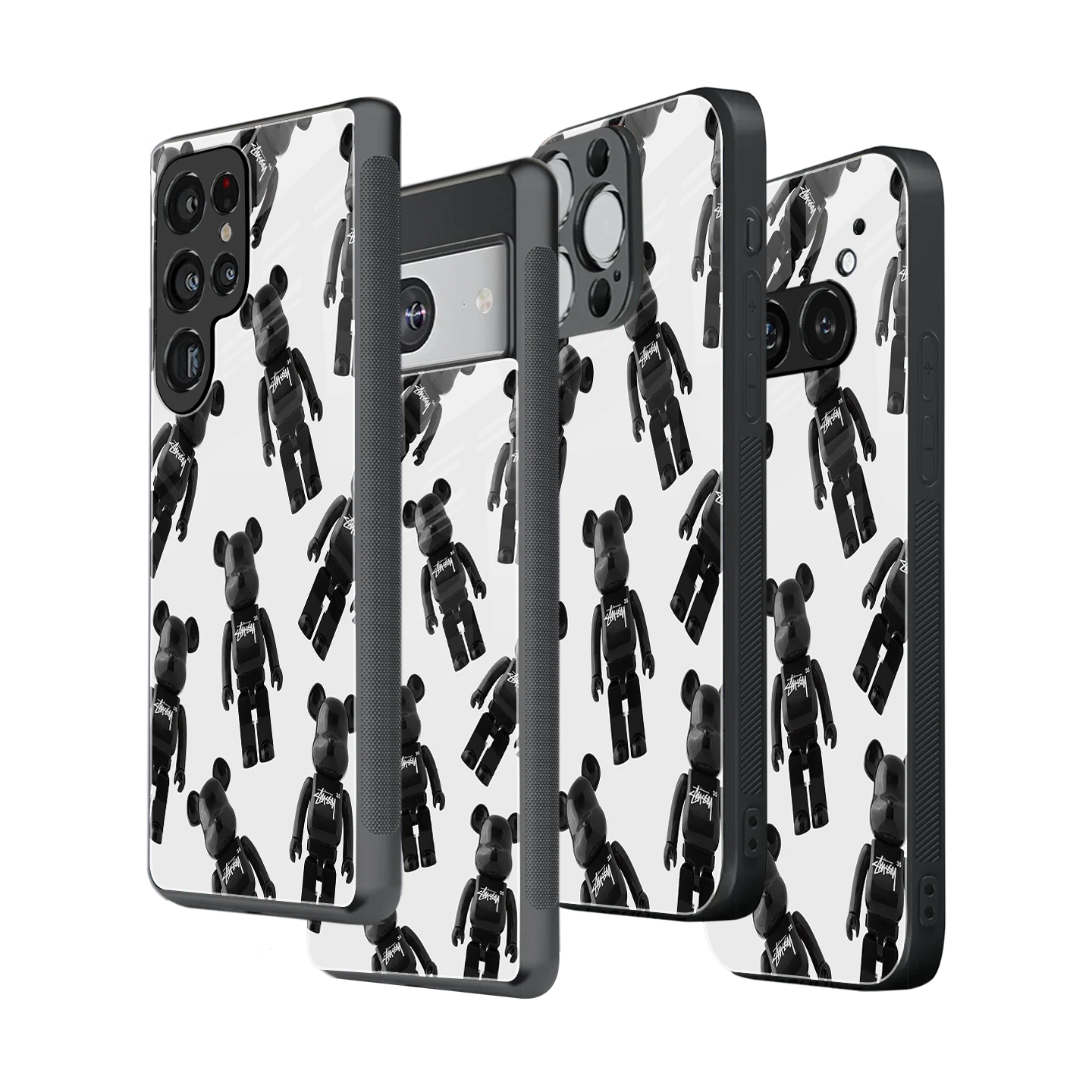 Stylish Glass Back Case for All Smartphones iPhone, Samsung, OnePlus, Pixel, Redmi, Oppo, Vivo, Motorola