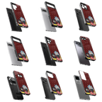 Durable Glass Back Mobile Case for iPhone, Samsung, OnePlus, Google Pixel, Redmi, Vivo, Oppo