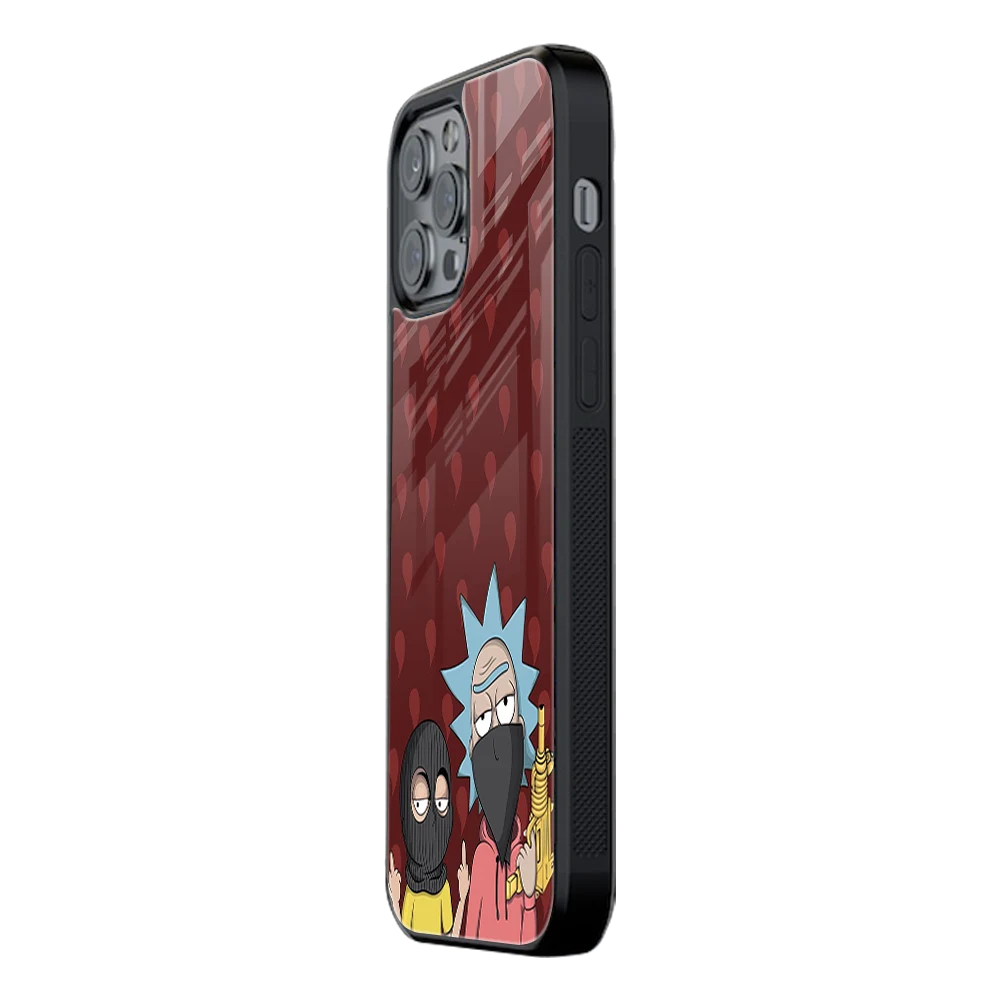 Slim Glass Back Phone Case for Multiple Brands iPhone, Samsung, Redmi, OnePlus, Oppo, Vivo