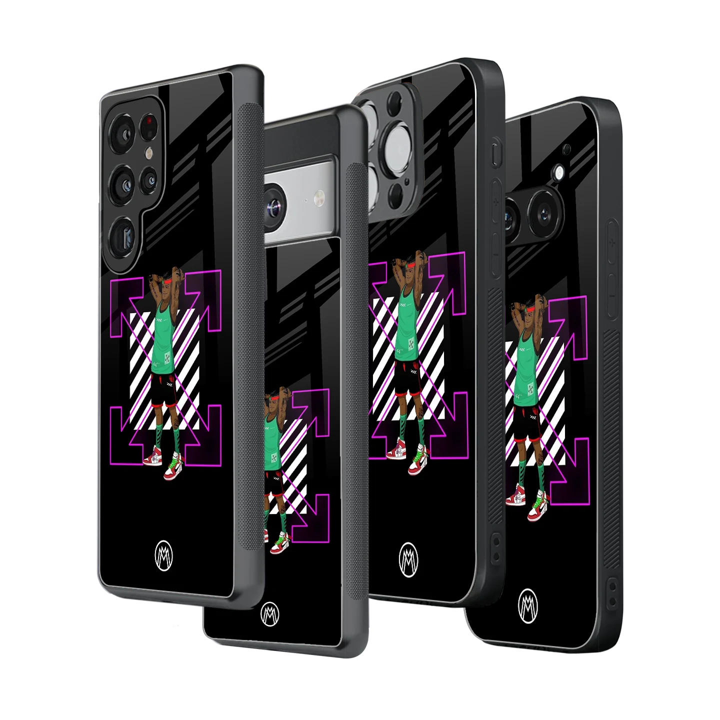 Stylish Glass Back Case for All Smartphones iPhone, Samsung, OnePlus, Pixel, Redmi, Oppo, Vivo, Motorola