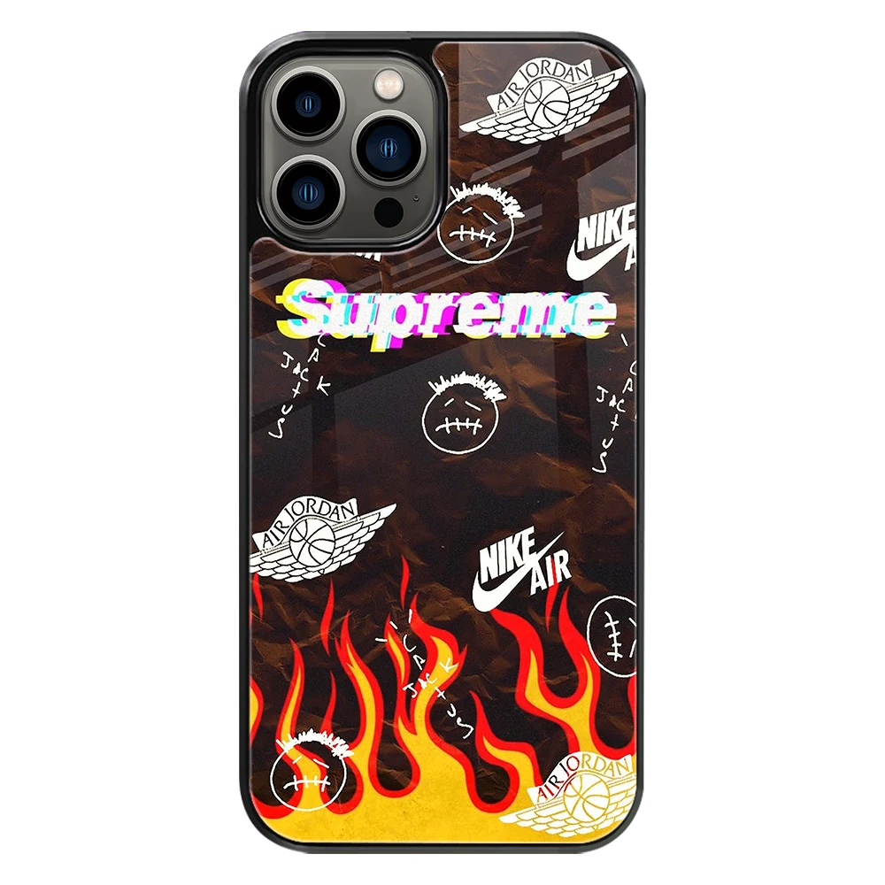 Premium Glass Back Mobile Phone Cover for iPhone, Samsung, OnePlus, Google Pixel, Redmi, Oppo, Vivo & Realme