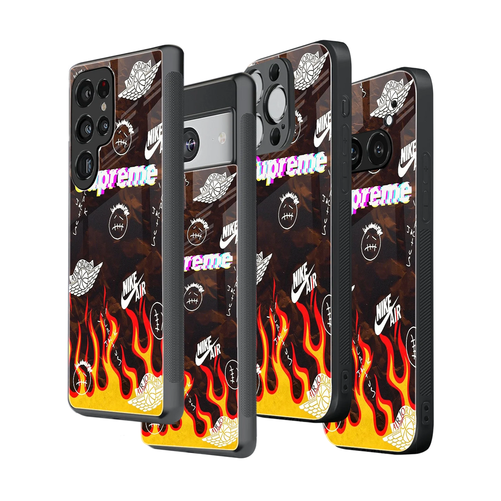 Stylish Glass Back Case for All Smartphones iPhone, Samsung, OnePlus, Pixel, Redmi, Oppo, Vivo, Motorola