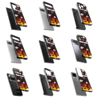 Durable Glass Back Mobile Case for iPhone, Samsung, OnePlus, Google Pixel, Redmi, Vivo, Oppo