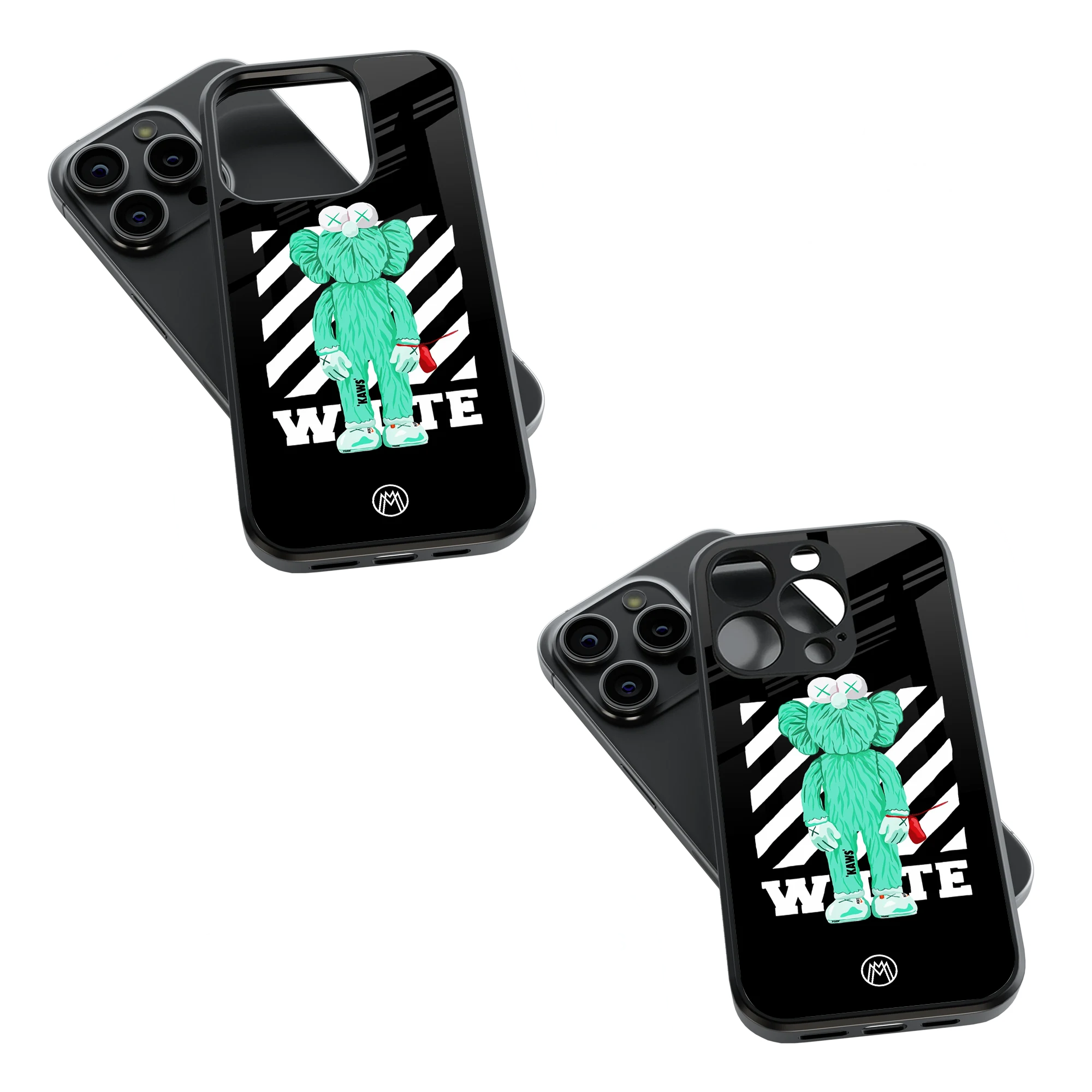 Trendy Glass Back Mobile Case for iPhone, Samsung, Redmi, OnePlus, Google Pixel, Motorola