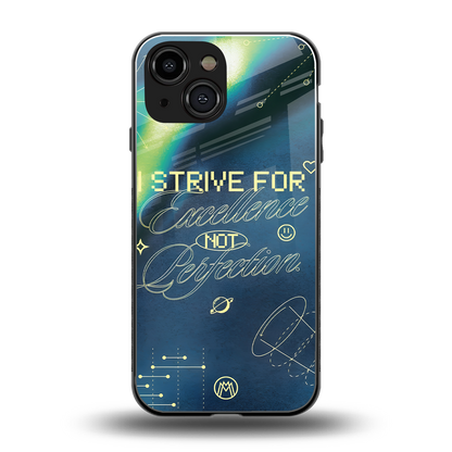 strive on back phone cover | glass case for iphone 13 mini