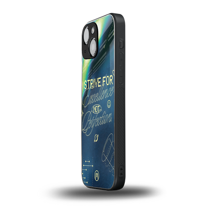strive on back phone cover | glass case for iphone 13 mini