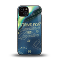 strive on back phone cover | glass case for iphone 13