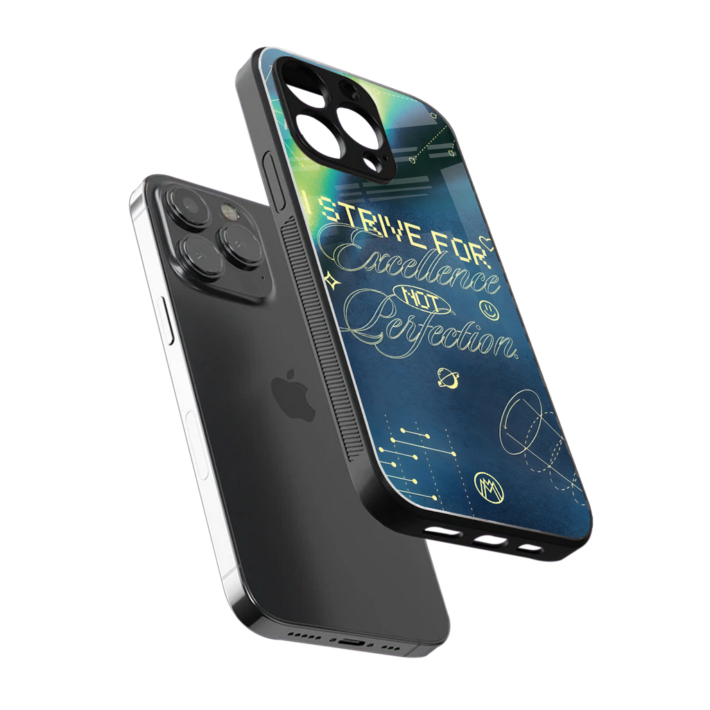 strive on back phone cover | glass case for iphone 14 pro