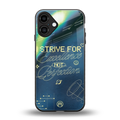 strive on back phone cover | glass case for iphone 16 plus