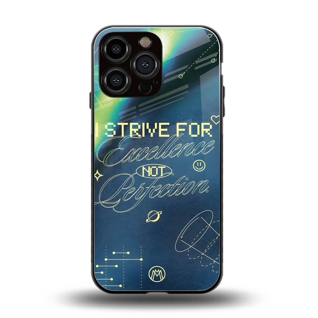 strive on back phone cover | glass case for iphone 16 pro max