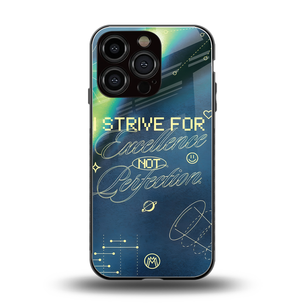 strive on back phone cover | glass case for iphone 16 pro