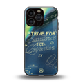 strive on back phone cover | glass case for iphone 16 pro