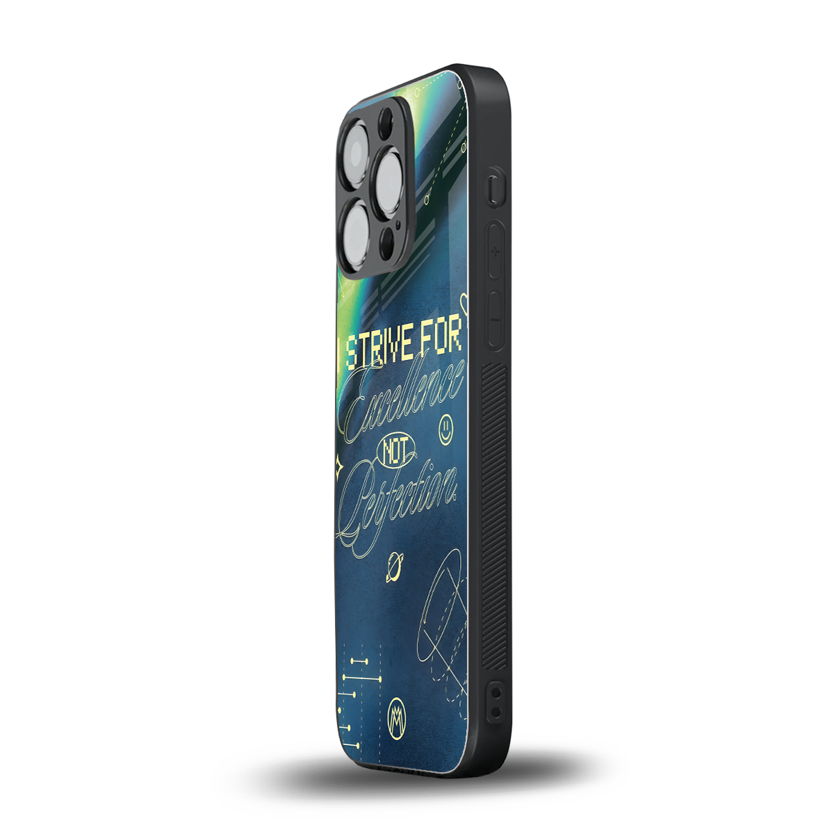 strive on back phone cover | glass case for iphone 16 pro