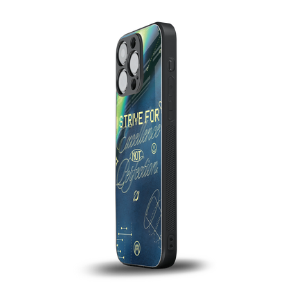 strive on back phone cover | glass case for iphone 16 pro