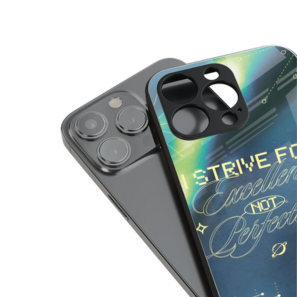strive on back phone cover | glass case for iphone 14 pro max