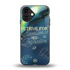 strive on back phone cover | glass case for iphone 16