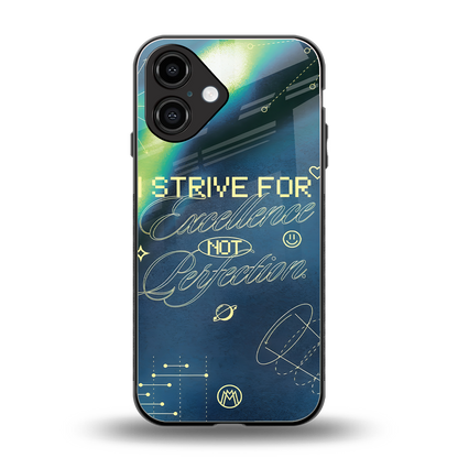 strive on back phone cover | glass case for iphone 16