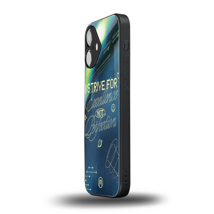 strive on back phone cover | glass case for iphone 16