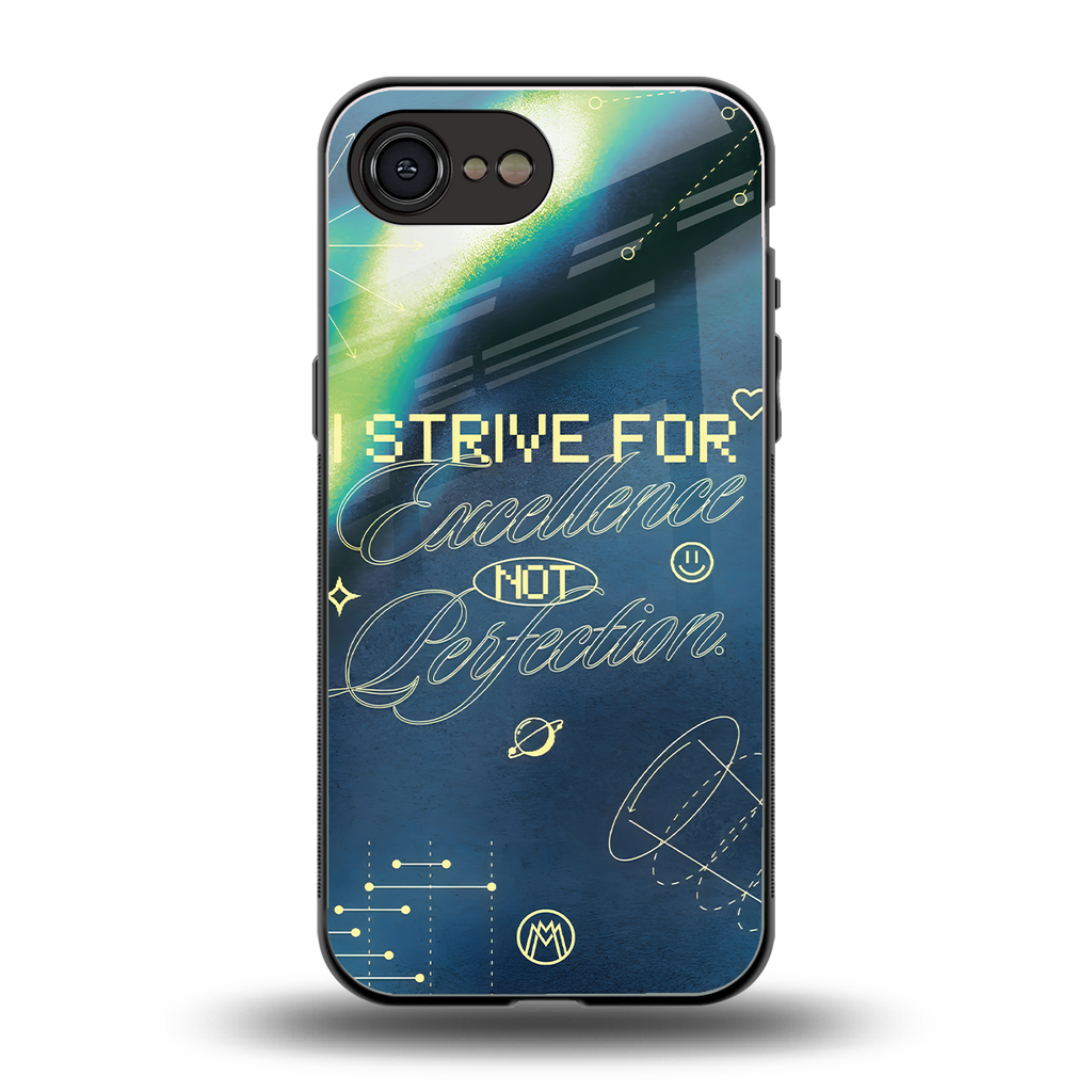 strive on back phone cover | glass case for iphone 16e